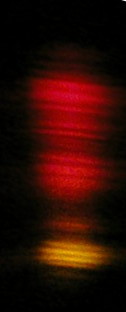 Neon Light Spectrum Through CD
Spectrograph
