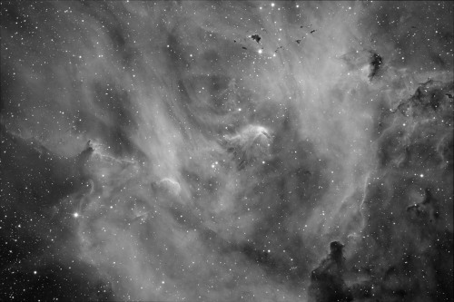 IC 2948 Running Chicken Nebula in
Ha
